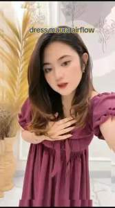 DRESS CRINKLE AIRFLOW PREMIUM POLOS KERUT PITA|BAJU DASTER WANITA|PAKAIAN WANITA