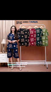 Setelan Kulot Jumbo Baju Tidur LD120 Bahan Rayon Adem - Wanita Dewasa