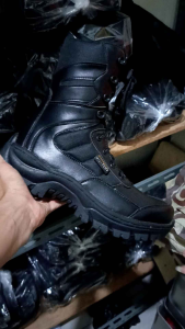 Sepatu PDL Safety Boots TNI POLRI Cowboy Biker Tinggi 8 Inc Brand Caanggo