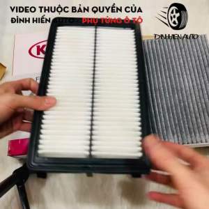 Lọc gió động cơ máy dầu & lọc điều hoà than hoạt tính SantaFe (2.2D đời 2019-2020) (9200/K000/R0000)