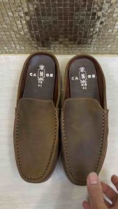 รองเท้าผู้ชายแบบสวม รองเท้าโลฟเฟอร์ รองเท้าหนังแบบสวมหนังแท้ พื้นเย็บใส่ สวมหนังแท้ 100%