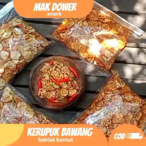 KERUPUK SEBLAK BANTAT KERING/ KERIPIK PEDAS UKURAN ( COD )