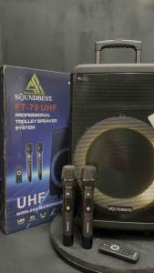 Speaker Portable Soundbest FT 79 USB Bluetooth Original 12 Inch Wireless Ft 79 (Bayar Ditempat)