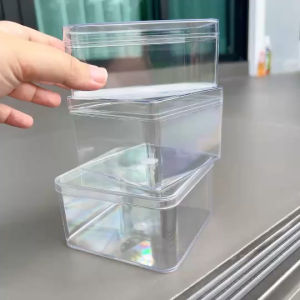 กล่องเค้กเกาหลี กล่อง Cake Box เกาหลี สี่เหลี่ยมใส แบบแข็ง ใสแจ๋วแหวว ไม่แตกง่าย ใส่ขนมสวย 450 600 ml.