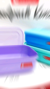 Lunch Box Kona Clio Mozaik Colour Tanpa Sekat 700ml Tahan Panas