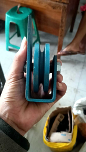 roda gantung cor 8cm | roda katrol | ornament