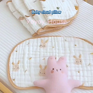 YOYOY Baby pillow cotton 24x40cm low height face towel feeding cover handkerchief bantal bayi