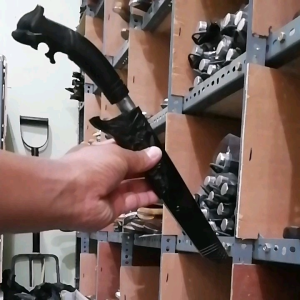 Pisau Laduk Zambia Macan Cat Hitam & Pisau Antik Sebaguna Berkualitas