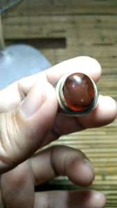 Batu Anggur Motif Gambar Huruf i Unik dan Antik