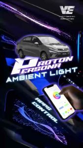 [Proton Persona / Iriz] OEM Interior RGB LED Ambient Light