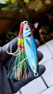 Umpan metal jig cold sniper Teri 40 60 80 100 gr full GID plus assist hook GID