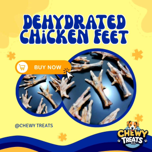 Dehydrated Chicken Feet All Natural Healthy Homemade Dog Treats 60g & 120g