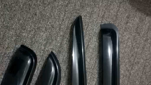 door visor rain gutter Isuzu dmax 2014