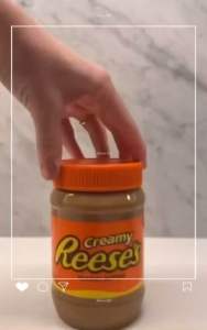 เนยถั่วลิสง Reeses Creamy Peanut Butter น้ำหนัก 510g สินค้านำเข้าจากสหรัฐอเมริกา BB.12/2026
