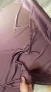 Bahan Kain Satin Armany Silk Gradasi Ombre High Quality Warna Burgundy Rose Harga 05meter