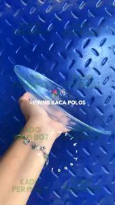 Piring Kaca Polos Besar - Piring Makan Kaca Estetik