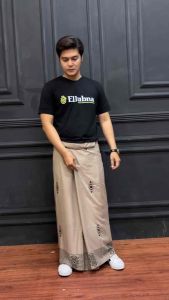 Sarung sarwon gold batik pria dewasa terbaru sarung santri kekinian sarung batik motif sarang tawon rayon super kualiat Ellubna0101