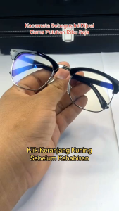 Kacamata Pria Wanita Anti Radiasi HPKomputer  Fashion Klasik TR7 COD Terlaris