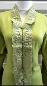 SETELAN KEBAYA ENCIM BORDIR SENADA POLOS SIZE JUMBO / KEBAYA TRADISIONAL