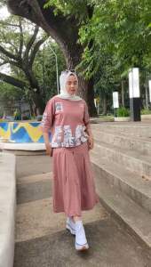 Setelan Rok Wanita Terbaru DM3 Dasty Rose