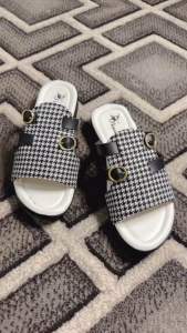 Sandal Selop Wedges Tali Gesper Kekinian Korean Style HZ2 - Wanita - Shoes