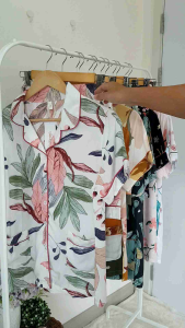 ชุดนอนเยื่อไผ่แขนสั้นขาสั้น ไซร์ XL ชุดเพื่อน 3 สี ราคาที่เหมาะสม