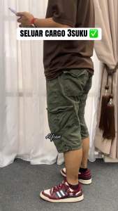 3Q Short Pant Cotton Cargo – Men’s Casual Comfortable Multi Pocket Shorts