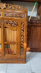 Frame cermin krepyak ukir jati jepara