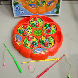 mainan pancing pancingan ikan MAGNET KAIL berputar & musik / mainan Fishing Game