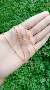 KALUNG DEWASA MODEL RANTAI C /KALUNG PERAK ASLI SILVER 925 LAPIS EMAS