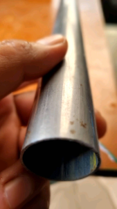 Pipa Besi Seamless OD 27 mm ID 25 mm Tebal 1 mm Panjang 50 cm