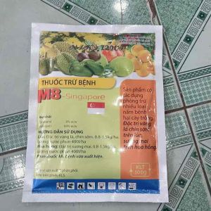 M8 Mancozeb xanh ( 100gr) phòng trừ nấm bệnh gây hại cây trồng cháy lá thán thư phấn trắng mốc sương M8 Xanh