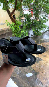 sandal jepit pria kulit asli sandal kasual