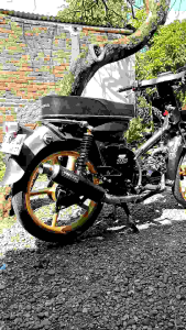 Knalpot racing bulat jenong original mxr type xr-07 nge bas ulem pnp astrea grand revo supra vega jupiter dll