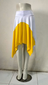 Rok Zig Zag Kombinasi Warna - Jersey Premium - Gerak Jalan Line Belly Dance Senam Zumba Sepeda Olahraga Indoor Renang Outdoor