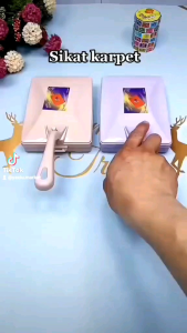 Sikat Pembersih Debu Remover Serat Debu Sikat Sofa Karpet Anjing Kucing Rambut sikat kasur karpet Ajaib 3in1 +Pegangan Gagang Sikat karpet Sikat Ajaib