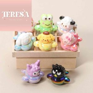 8pcs /Set SANRIO ELECTROPLATING AIRCRAFT CARTOON DIY ACCESSORIES ORNAMENTS三丽欧电镀飞机卡通diy配饰摆件