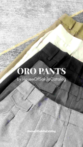 ORO PANTS - Celana kulot Panjang Highwaist Korean Style Wanita