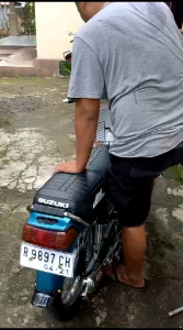 Knalpot Suzuki RC100 BRAVO Croom