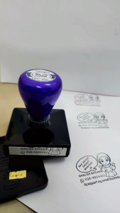 Custom name stamp Portable signature stamp personalized customization PRE INK STAMP (WITH INK) FASH SHIPPING