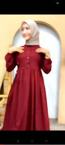 Gamis Polo Linen Import: Desain Elegan & Nyaman