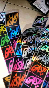 STIKER GASS HOLOGRAM ISI 7 PCS ANTI AIR