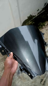 COVER DEPAN SPIDOMETER PCX 150 K97 TUTUP SPIDOMETER DEPAN PCX 150 2017 - 2021 CARBON WTP HEXAGON