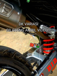 mudflap akrilik monoshock crf 150