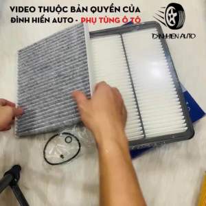 Lọc gió động cơ & lọc điều hoà than hoạt tính Kia Sorento máy dầu (đời 2013-2019) (2W200/2F000)