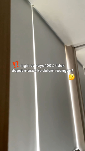 Bcw Rollblind Non headrail Dimout COD - Gorden Rollblind Gaya Korea - Block Cahaya - Bahan Awet - Mudah Dibersihkan