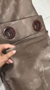 ผ้าม่านตาไก่ หน้าต่างและประตู กันแสง 95 -90% ผ้าหนา คุณภาพดีลายทิวลิป