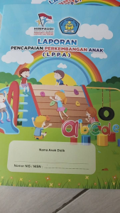 Buku Raport Paud Ukuran B5 isi kurikulum K13 Cover Himpaudi