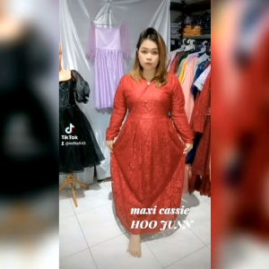 HJ- BISA COD - MAXI BROKAT CASSIE / DRESS FULL BROKAT / DRESS MAXI PESTA