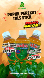 Pupuk Pembasah Perekat Perata Pestisida Tals Stick Daya Rekat Kuat & Tahan Lama